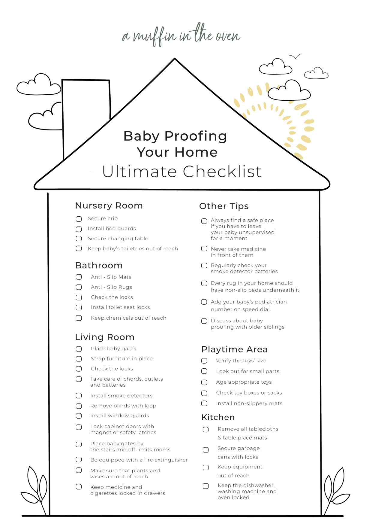 Baby Proofing Checklist